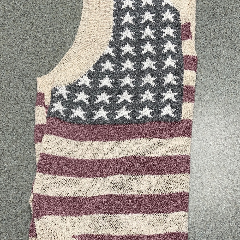 POL American flag oversized tank - Picture 4 of 5